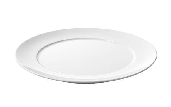 Stylish Plate Ensemble Culinary Elegance on a White or Clear Surface PNG Transparent Background