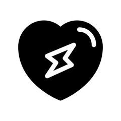 heart glyph icon