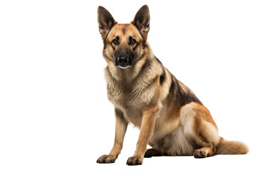 Vigilant Protector Faithful Shepherd Companion on a White or Clear Surface PNG Transparent Background