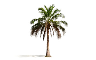 Palm Trees Tropical Natures Emblem on a White or Clear Surface PNG Transparent Background