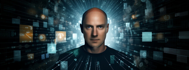 portrait of a person in a room