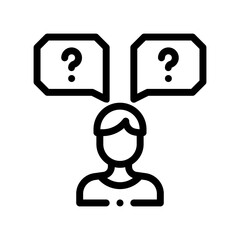 messages line icon