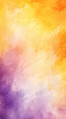 Watercolor art background. Old paper. Yellow and purple texture for cards, flyers, poster, banner.	
