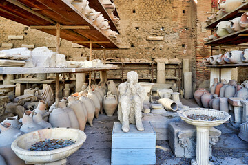 Naples Campania Italy. Pompeii was an ancient Roman city