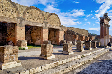 Naples Campania Italy. Pompeii was an ancient Roman city