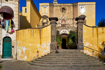Naples Campania Italy. San Giovanni a Carbonara church