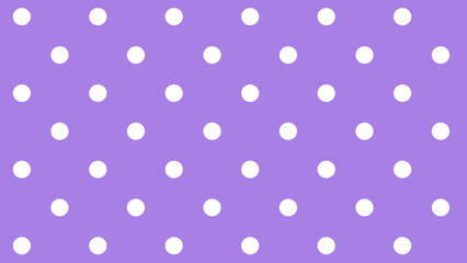 Purple seamless pattern with white polka dot	
