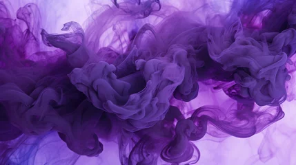 Outdoor kussens abstract purple ink background © PAOLO