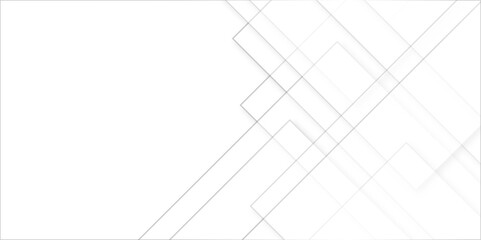 Abstract geometric business and Technology design with geometric stripes, Minimal geometric white light abstract background with lines, diamond and triangle shapes layered in modern geometric lines.