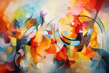 colorful background for various use. Generative AI