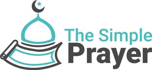 Prayer logo design, Mosque logo, Muslim logo, islamic logo