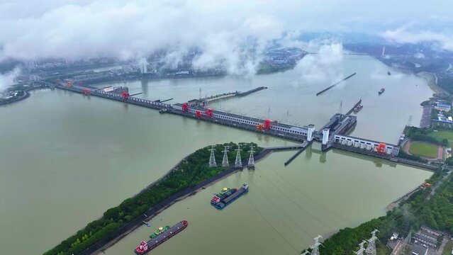 Three Gorges Hydropower Station,