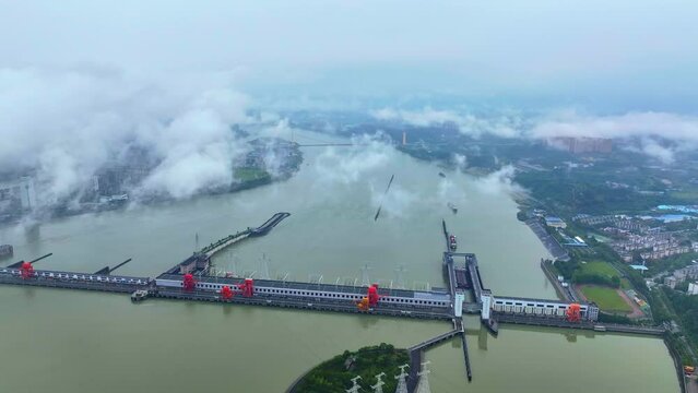 Three Gorges Hydropower Station,