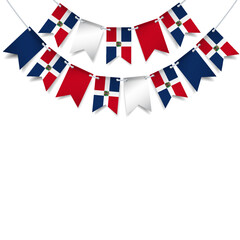 Obraz premium Independence Day in Dominican Republic.