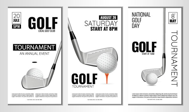 Golf tournament poster