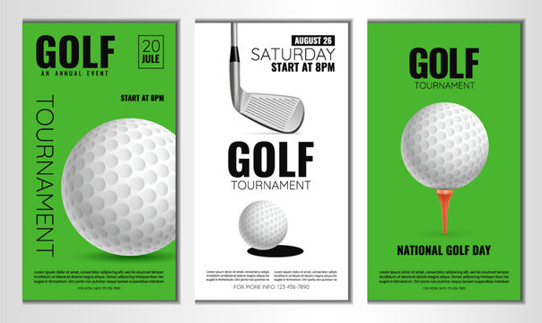 Golf tournament poster