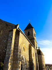 Traditional Cathedral building in Vert le Petit, France