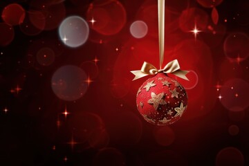Fototapeta premium red christmas background