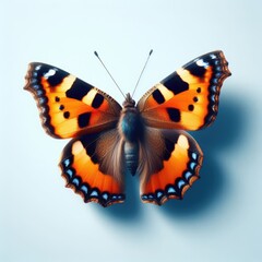 Fototapeta na wymiar butterfly on black background 