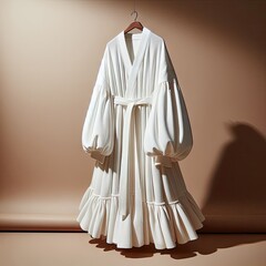 white spa bathrobe
