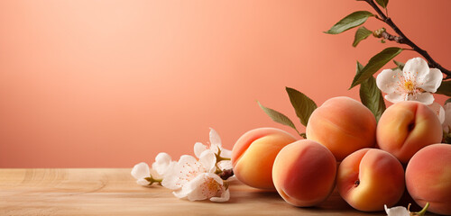 apricots on the table