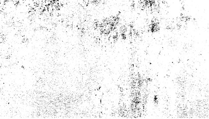 Dark grainy texture on white background. Dust overlay textured. Grain noise particles. Rusted white effect. Grunge design elements. Vector illustration - obrazy, fototapety, plakaty