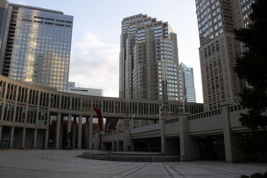 Bloques de oficinas y edificios de oficinas en Tokio, Jap&oacute;n