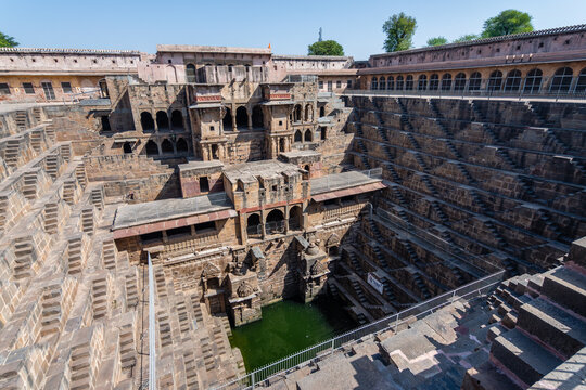 baori stepwells in jaipur city, india