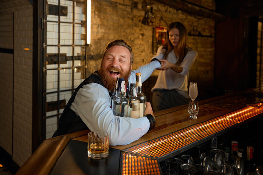 Wife trying to stop husband drinking to much alcohol
