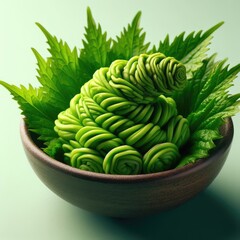  wasabi on a bowl
