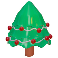 christmas tree with balls