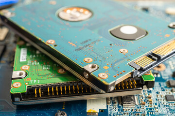 Repairing and upgrade circuit mainboard of notebook, electronic, computer hardware and technology...