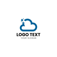 Cloud Logo Digital Design Vector