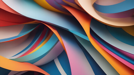 Artifical Intelligence generated abstract colors.. Background with designed abstraction colors. AI generated image.