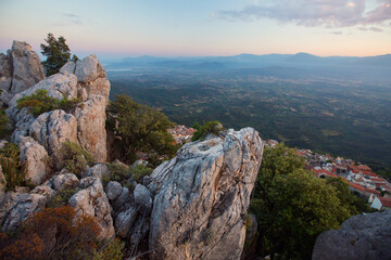 Fototapeta na wymiar Mountain view, eastern Sardinia, Italy