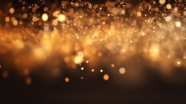 a blurry image of a gold and black background