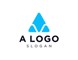 The logo design is about A Logo Design and was created using the Corel Draw 2018 application with a white background.