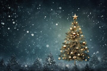 christmas tree with stars