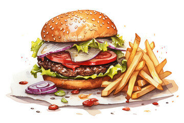 Cheese tomato cheeseburger sandwich meal hamburger background meat fast beef burger food