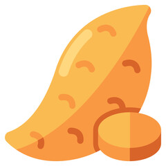Premium download icon of sweet potato