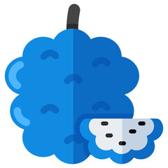 A yummy icon of durian fruit