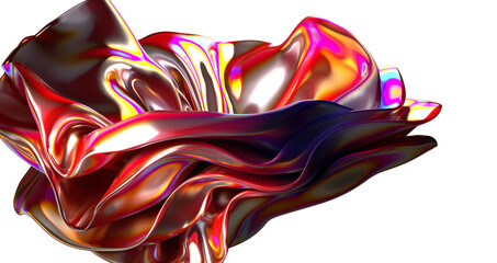 Obraz na płótnie Canvas A 3D Kaleidoscope: Revel in the Beauty of a Chromatic Background