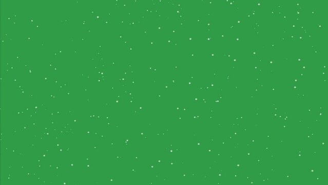 snow falling green screen video