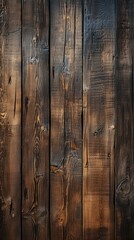 Fototapeta premium A close-up of weathered, rustic wooden planks with intricate grain and knots, perfect for a natural and textured wallpaper