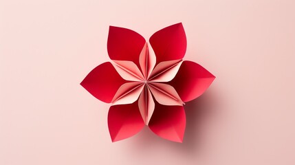 a paper flower made out of paper