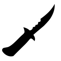 knife silhouette icon