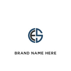 CES logo. C E S design. White CES letter. CES, C E S letter logo design. Initial letter CES linked circle uppercase monogram logo. C E S letter logo vector design. 