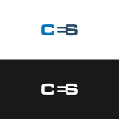 CES logo. C E S design. White CES letter. CES, C E S letter logo design. Initial letter CES linked circle uppercase monogram logo. C E S letter logo vector design. 