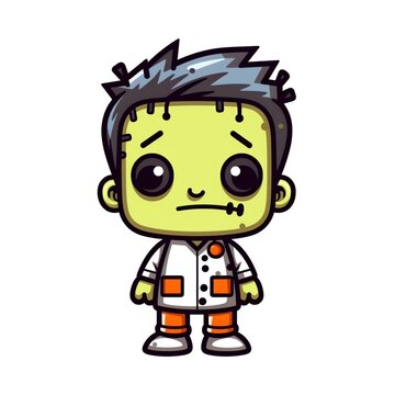 cartoon character of a zombie