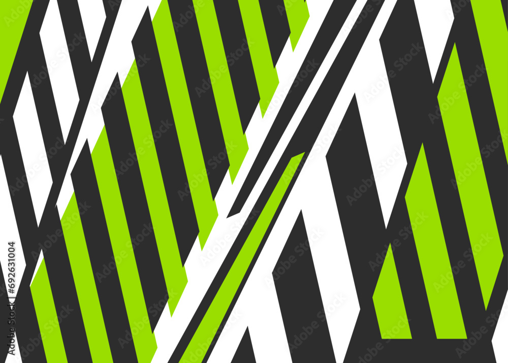 Poster abstract background with irregular diagonal stripes pattern